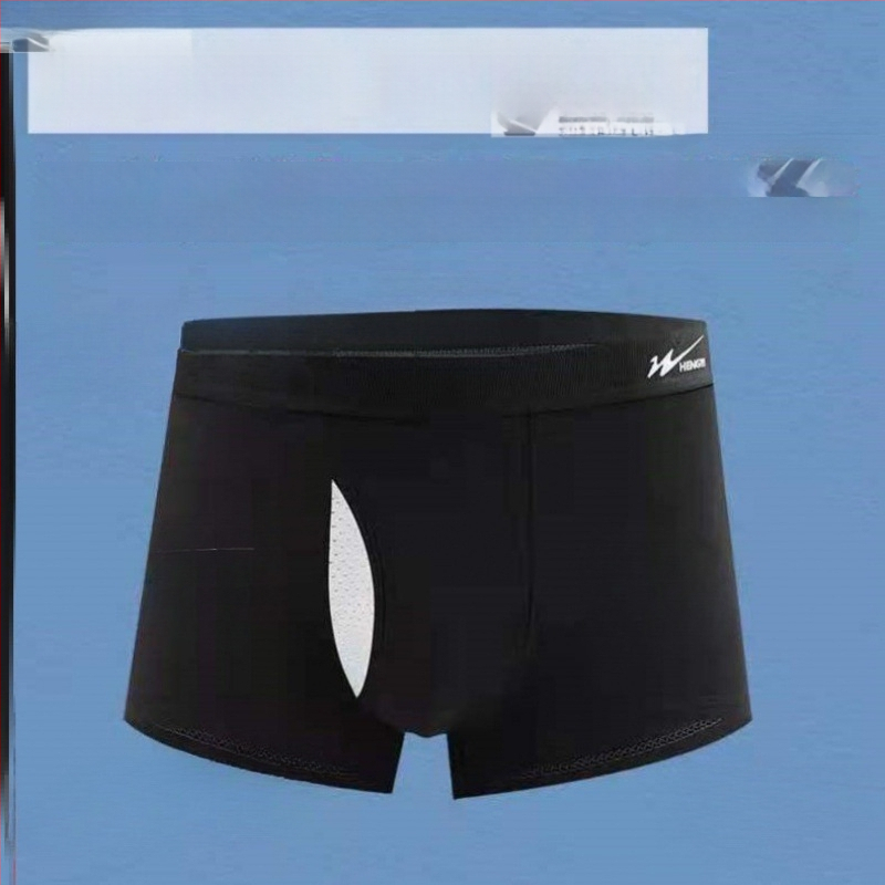 Meeste puuvillased hingavad aluspesud, keskmise kõrgusega vöökoht, muster 3435841, kirkšnies vooder puuvillast