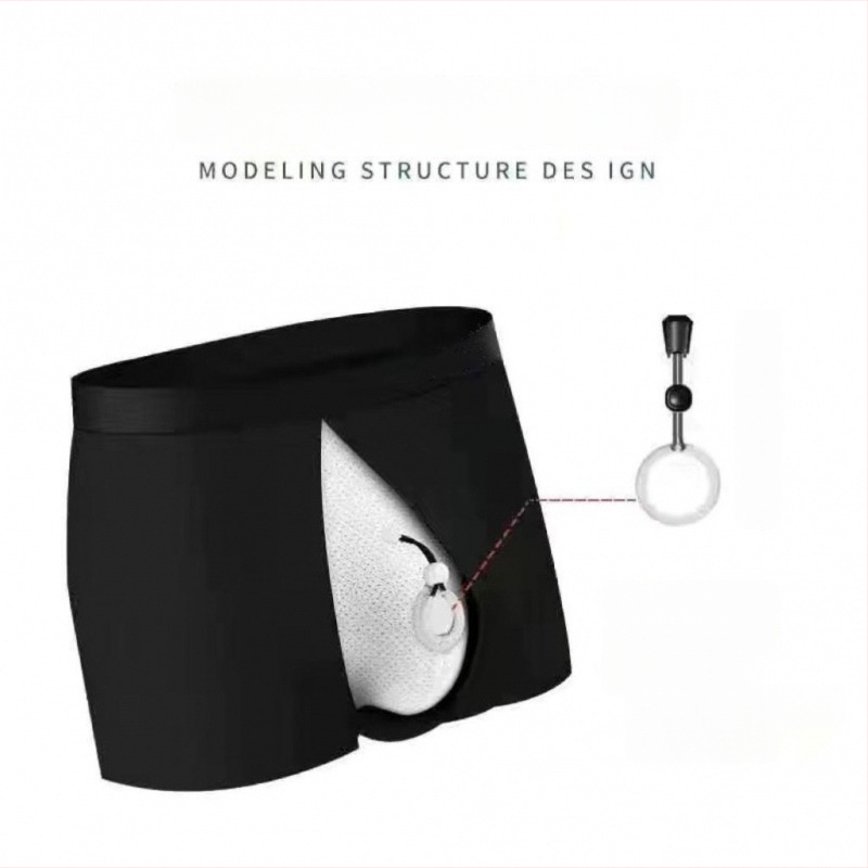 Meeste puuvillased hingavad aluspesud, keskmise kõrgusega vöökoht, muster 3435841, kirkšnies vooder puuvillast