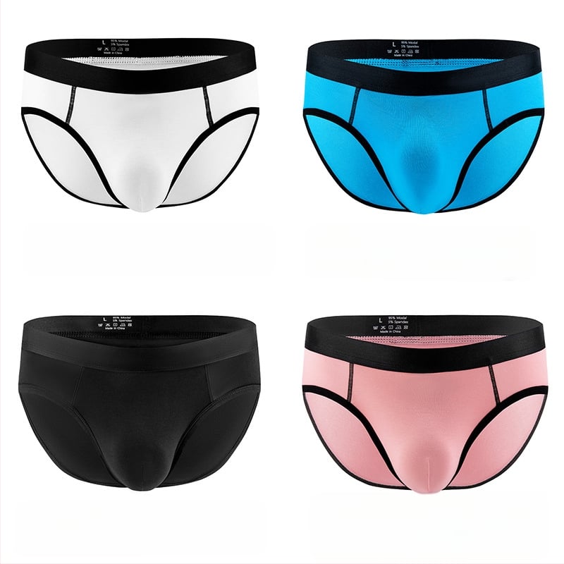 Meeste madala taljega aluspesu modaalist, 95–100% modaal, kootud, hingav, keha vormimine