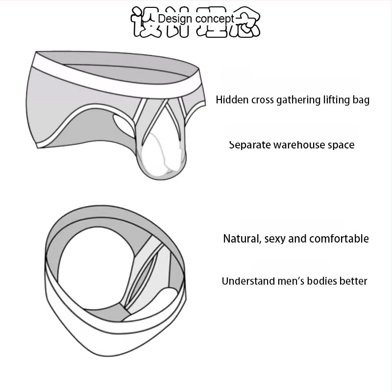 Meeste madala taljega aluspesu modaalist, 95–100% modaal, kootud, hingav, keha vormimine
