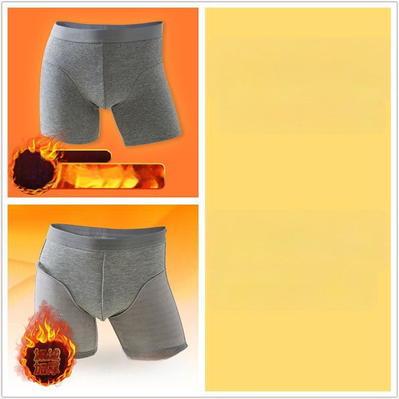 Meeste soojad puuvillased pikad aluspüksid, keskmise talje, antibakteriaalsed, sisemine puuvillane vooder