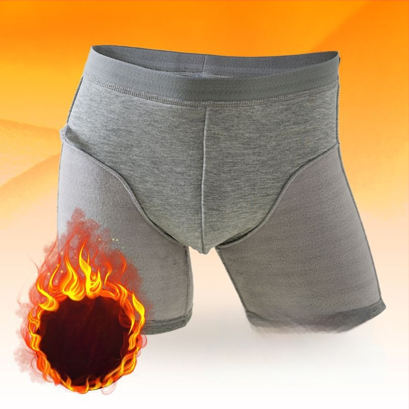 Meeste soojad puuvillased pikad aluspüksid, keskmise talje, antibakteriaalsed, sisemine puuvillane vooder