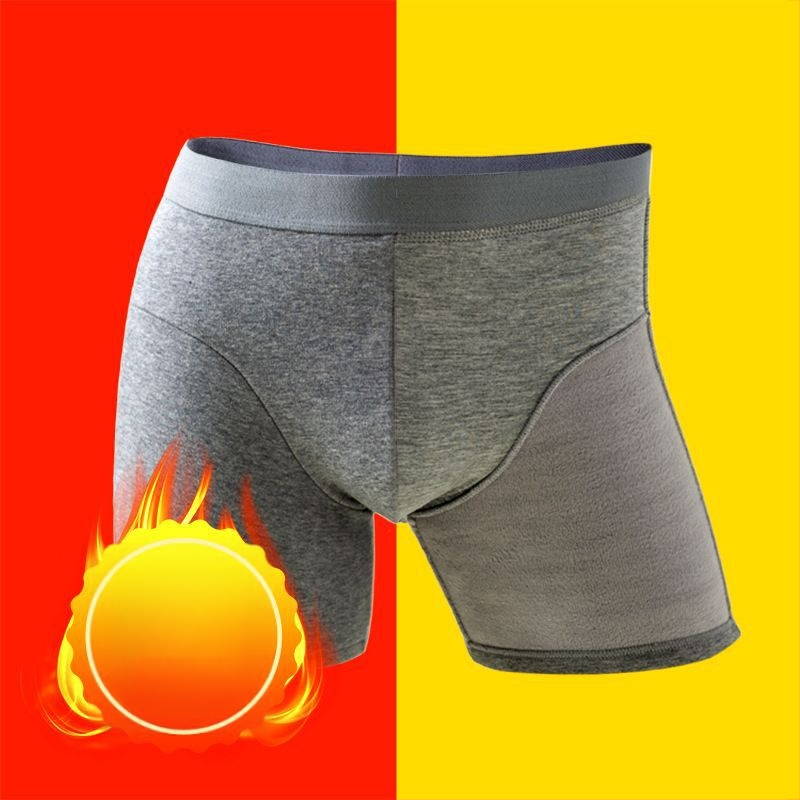 Meeste soojad puuvillased pikad aluspüksid, keskmise talje, antibakteriaalsed, sisemine puuvillane vooder