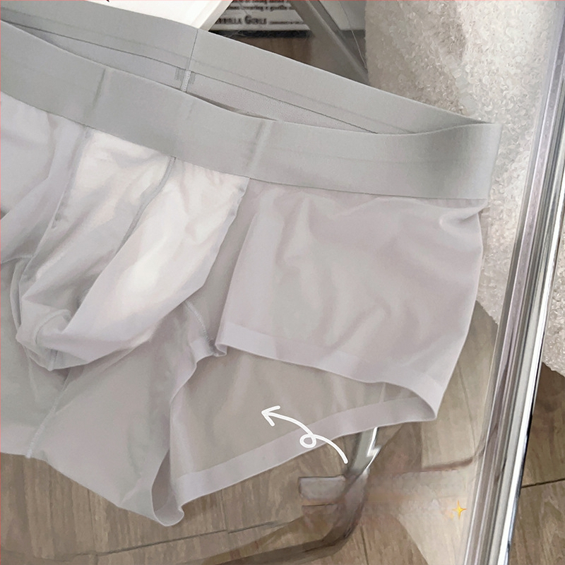 Peach Dona ultra-tanke, prozračne muške gaćice s odvojenom džepom Ice Silk
