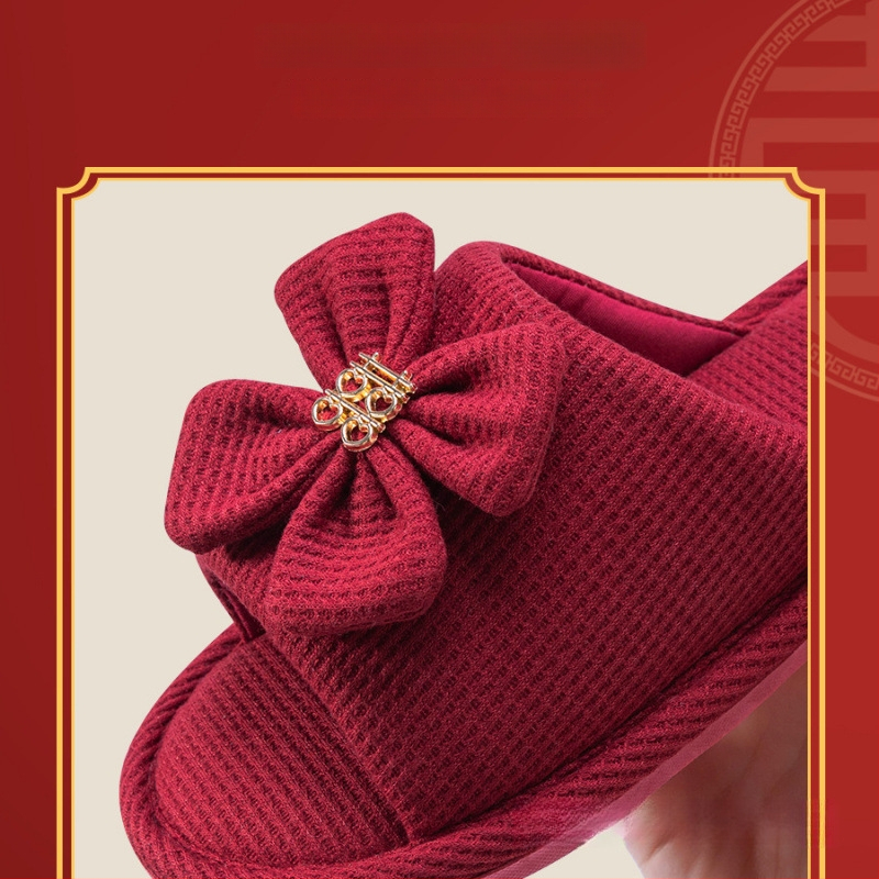 Uniszex esküvői papucs, toe-loop kialakítású, denim felsőrész, PVC talp, párnak