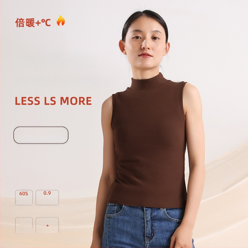 Moteriška šilta liemenė iš vokiečių fliso, pusaukštis kaklas, ultra stora 301-350 g/m², akrilas