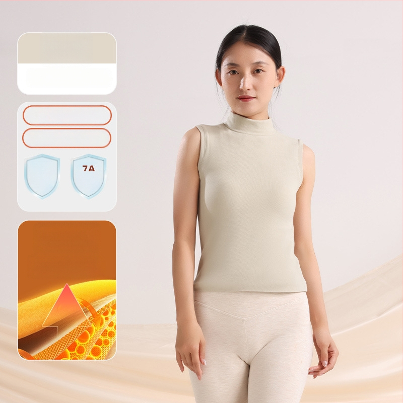 Moteriška šilta liemenė iš vokiečių fliso, pusaukštis kaklas, ultra stora 301-350 g/m², akrilas