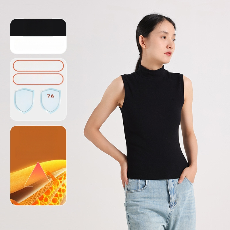 Moteriška šilta liemenė iš vokiečių fliso, pusaukštis kaklas, ultra stora 301-350 g/m², akrilas