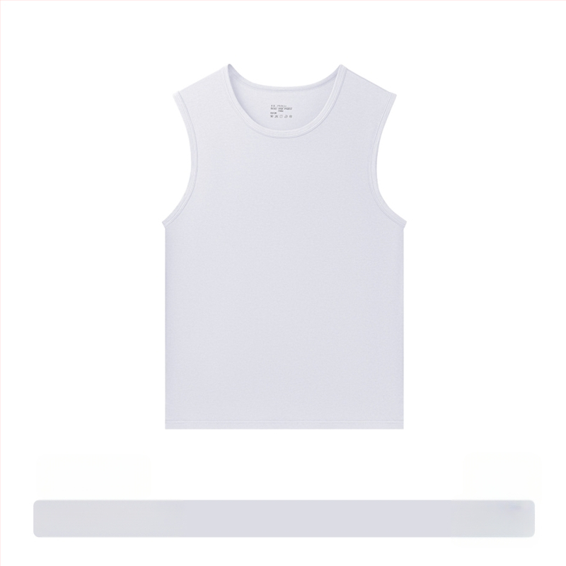 Modal muški bezrukavni T-shirt – ljeto, opuštena kroj, brzo suši, sportski