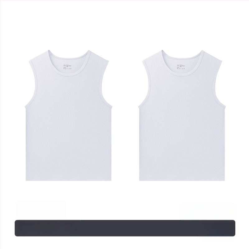 Modal muški bezrukavni T-shirt – ljeto, opuštena kroj, brzo suši, sportski