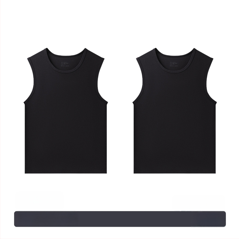 Modal muški bezrukavni T-shirt – ljeto, opuštena kroj, brzo suši, sportski