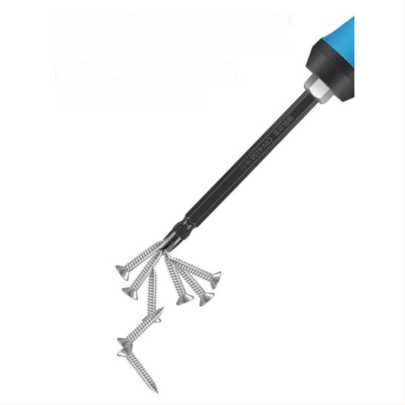 Deer Fairy Dviejų galvų atsuktuvų rinkinys: kryžminė (Phillips) ir plokščia galvutė, daugiafunkcis namų demontavimui ir remontui – anglies plienas