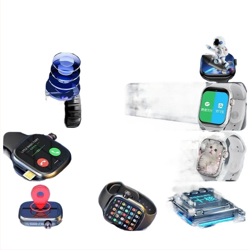 Έξυπνο ρολόι για ενήλικες και μαθητές με εφαρμογές προς λήψη, αναζήτηση ερωτήσεων, παιχνίδια με κάρτες και διπλό σύστημα Morse κώδικα (λουρί σιλικόνης, καντράν σε μορφή βαρελιού, Bluetooth)