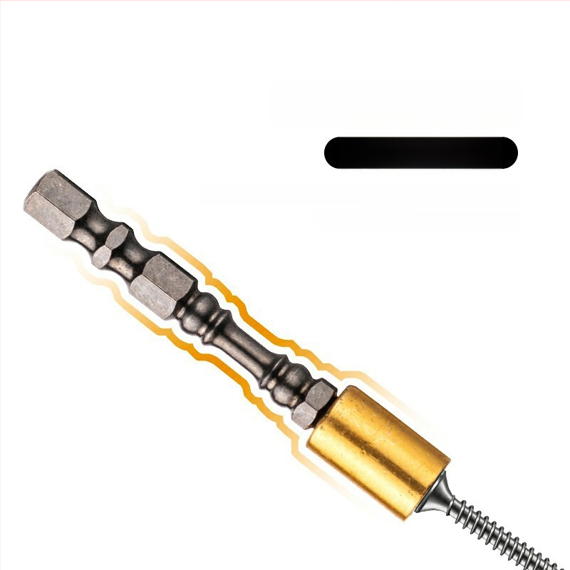 Kryžminio galvos veržliarakčio bitas, S2 lydinys, magnetinis žiedas, pailgintas, skirtas elektriniams atsuktuvams