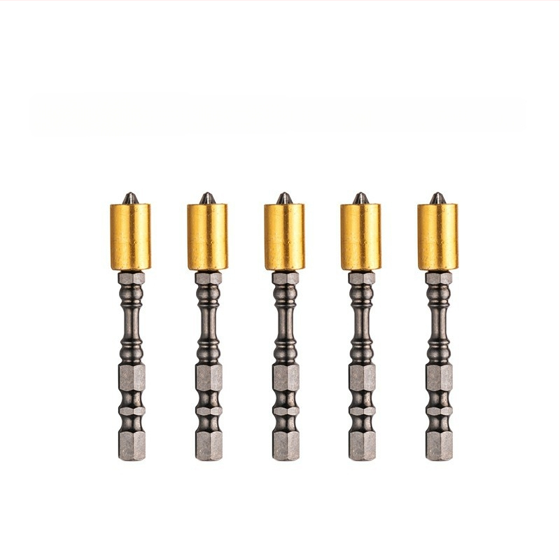 Kryžminio galvos veržliarakčio bitas, S2 lydinys, magnetinis žiedas, pailgintas, skirtas elektriniams atsuktuvams