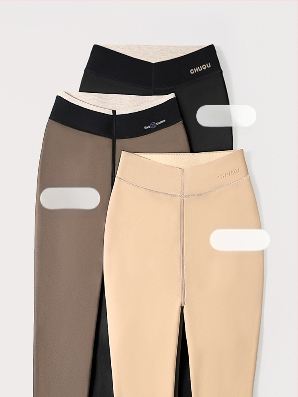 Sokk-leggingsid saapikujude stiilis, soojad, elastsed