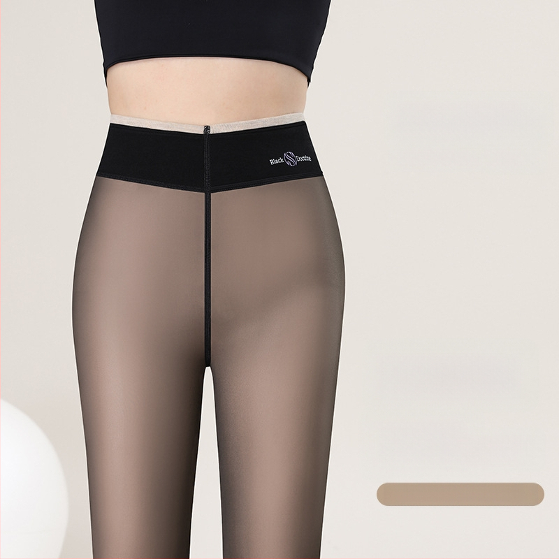 Sokk-leggingsid saapikujude stiilis, soojad, elastsed