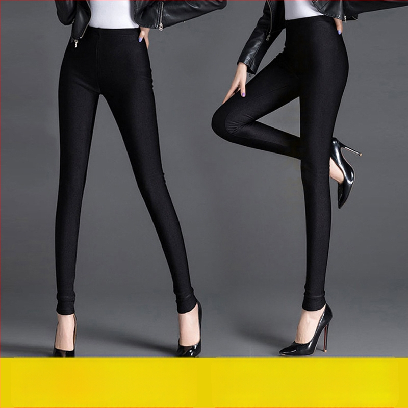 Legging’id (kõrge vöökoht/kitne) – kõrge vöökoht, kits lõige, 9/10 pikkus, õhuke kangas