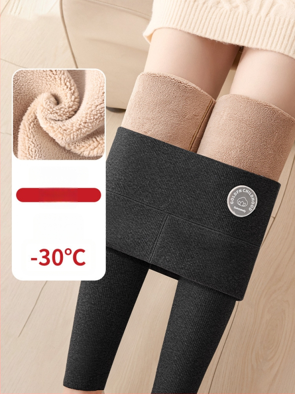 Severoistočne ultra debeli 800 g alpaka vunene termalne hlače s visokim strukom, plus veličina, žene hlače za vanjsku upotrebu, jesen-zima, fleece podstava legging