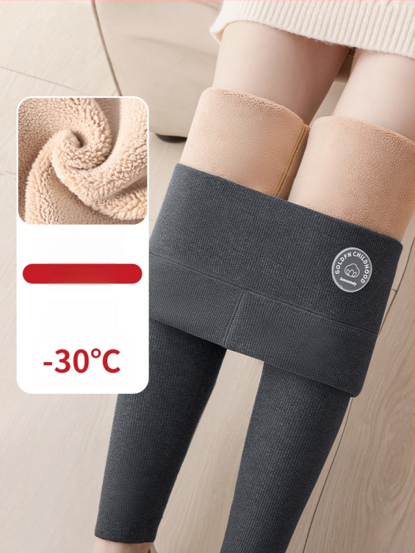 Severoistočne ultra debeli 800 g alpaka vunene termalne hlače s visokim strukom, plus veličina, žene hlače za vanjsku upotrebu, jesen-zima, fleece podstava legging