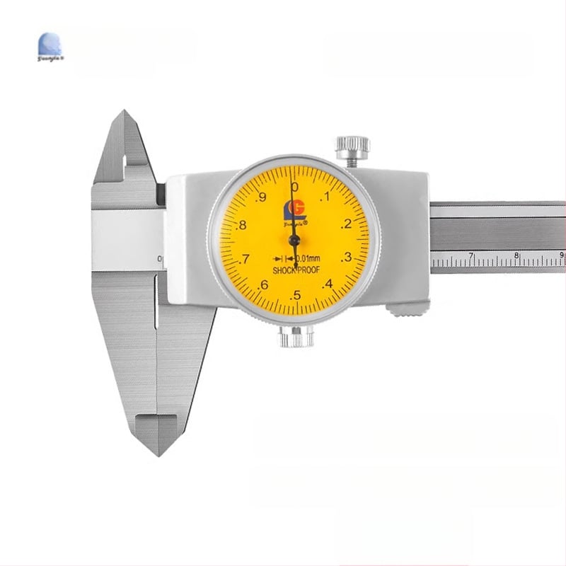 Guilin Guanglu Kétirányú ütésálló dial caliper órával, kiváló precizitás, 0-300mm