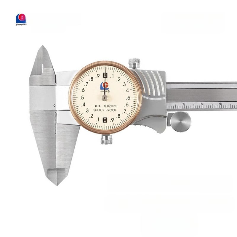 Guilin Guanglu Kétirányú ütésálló dial caliper órával, kiváló precizitás, 0-300mm