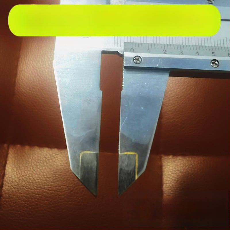 Jelölő tolómérő wolfrámötvözet fejjel és hosszú állkapcsokkal, külső és belső átmérő mérés, Vernier-skála