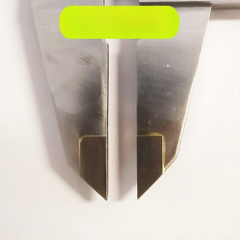 Jelölő tolómérő wolfrámötvözet fejjel és hosszú állkapcsokkal, külső és belső átmérő mérés, Vernier-skála