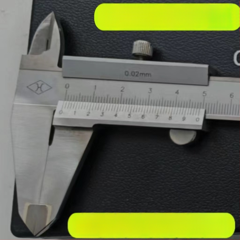 Jelölő tolómérő wolfrámötvözet fejjel és hosszú állkapcsokkal, külső és belső átmérő mérés, Vernier-skála