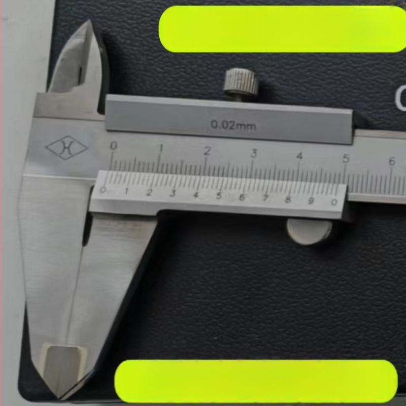 Jelölő tolómérő wolfrámötvözet fejjel és hosszú állkapcsokkal, külső és belső átmérő mérés, Vernier-skála