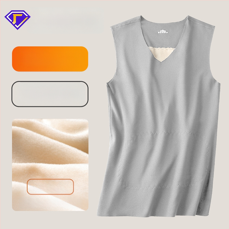 Unisex terminė liemenė su fliso pamušalu, storesniu audiniu ir plėštele – poliesterio pluoštas