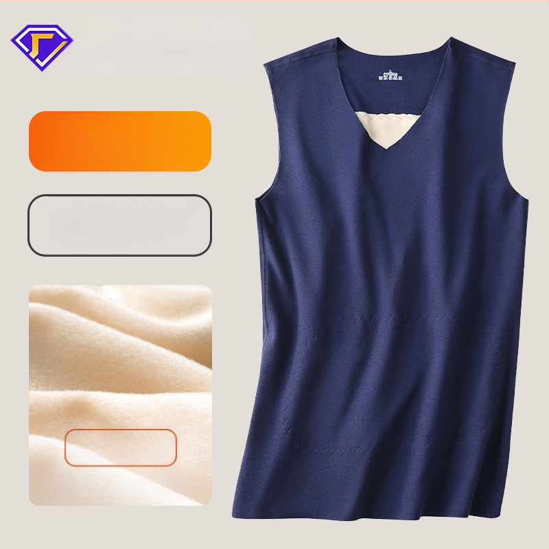 Unisex terminė liemenė su fliso pamušalu, storesniu audiniu ir plėštele – poliesterio pluoštas