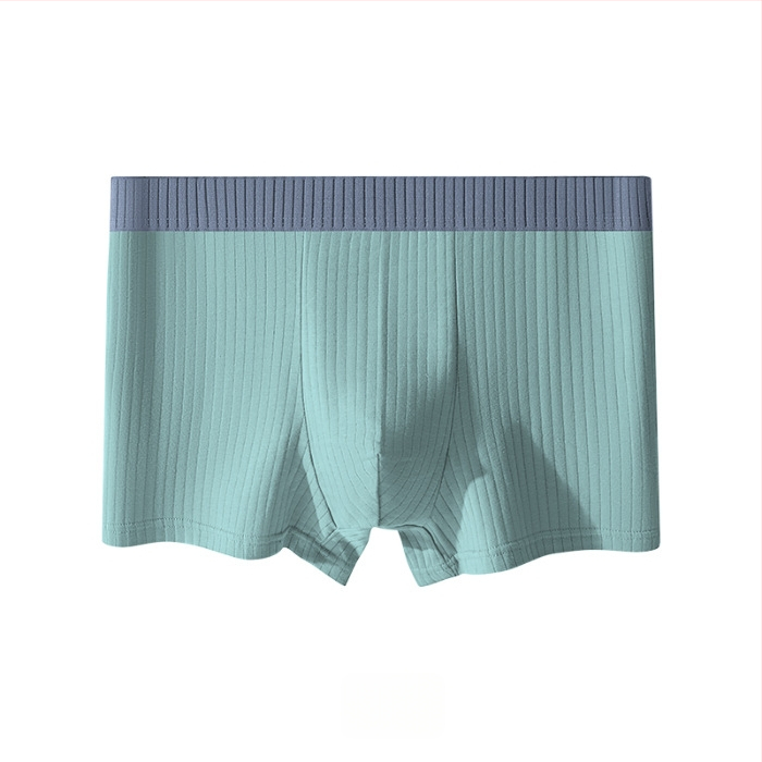 Meeste bokserid puuvillast, hingavad, keskmise talje kõrgusega, ühetoneilised, viskoosist vooder