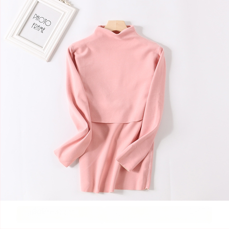 Nėščiosioms velūro termo komplektas su vidutinio aukščio kaklu, flisu viduje, rudens viršus ir kelnės žindymui po gimdymo