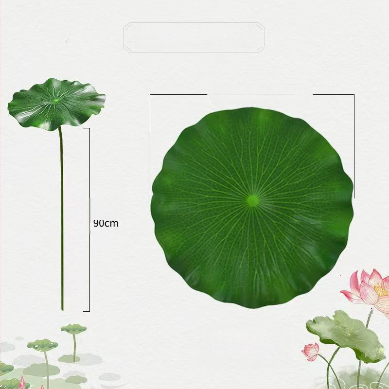 Сценичен реквизит: реалистично листо на лотос и цвете на лотос за класически танц, декоративно сценично оформление, детски реквизит