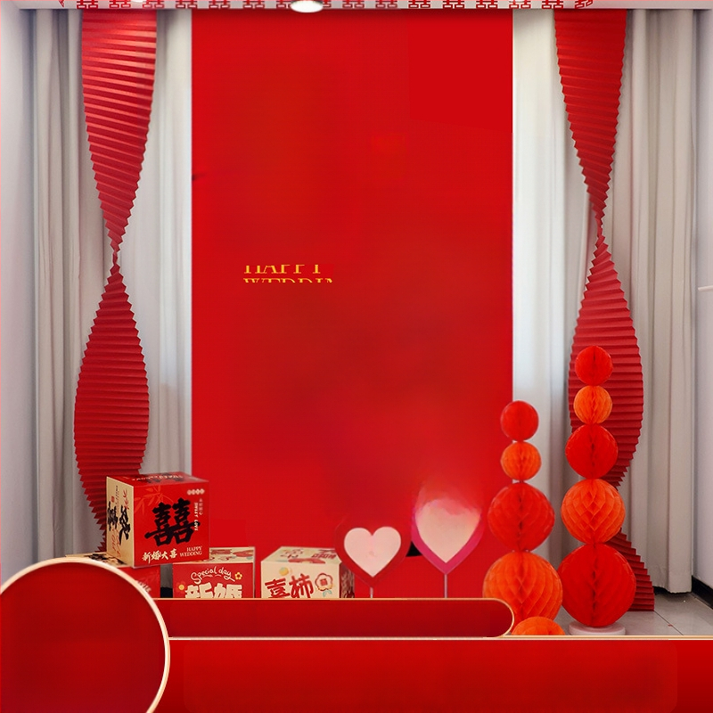 Сватбен висящ платнен банер за декорация на сватбено помещение, платно • марка Win xin • опаковка Opp bag • за сватба