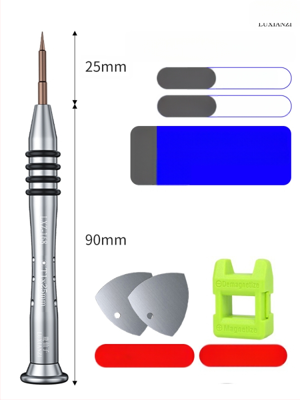 Huawei Watch nugaros dangtelio atidarymo atsuktuvas rinkinys, T2/T3 sešiakampiai bitai, anglies plienas, magnetizatorius