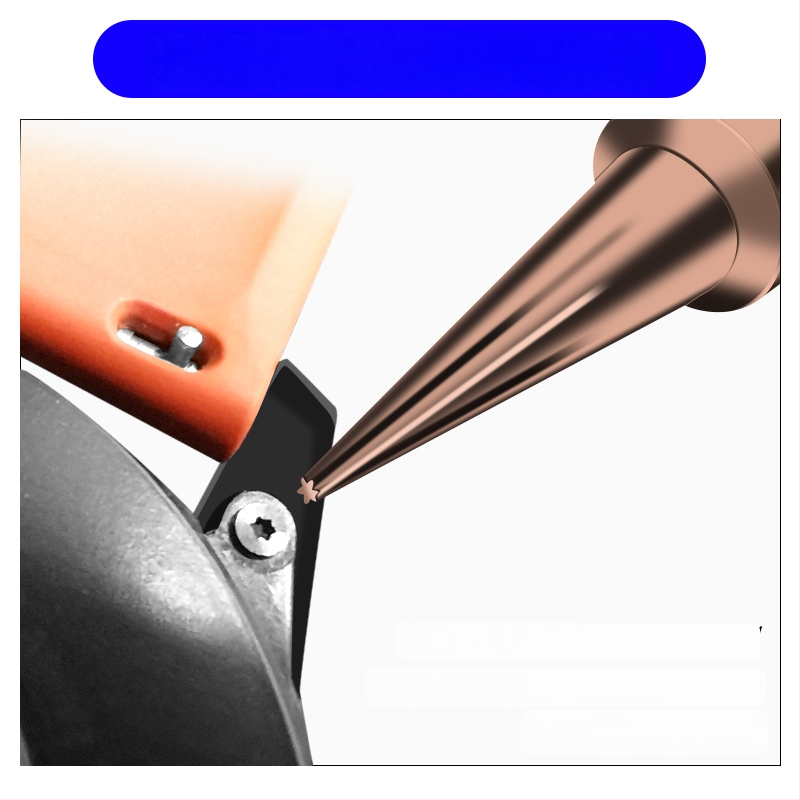 Huawei Watch nugaros dangtelio atidarymo atsuktuvas rinkinys, T2/T3 sešiakampiai bitai, anglies plienas, magnetizatorius