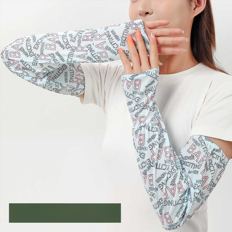 Unisex Ice Silk apakšdelmu aizsargi vasarai, saules aizsardzība, UV elpojamība, viskozes šķiedra 51–60%, 2025. gada pavasaris