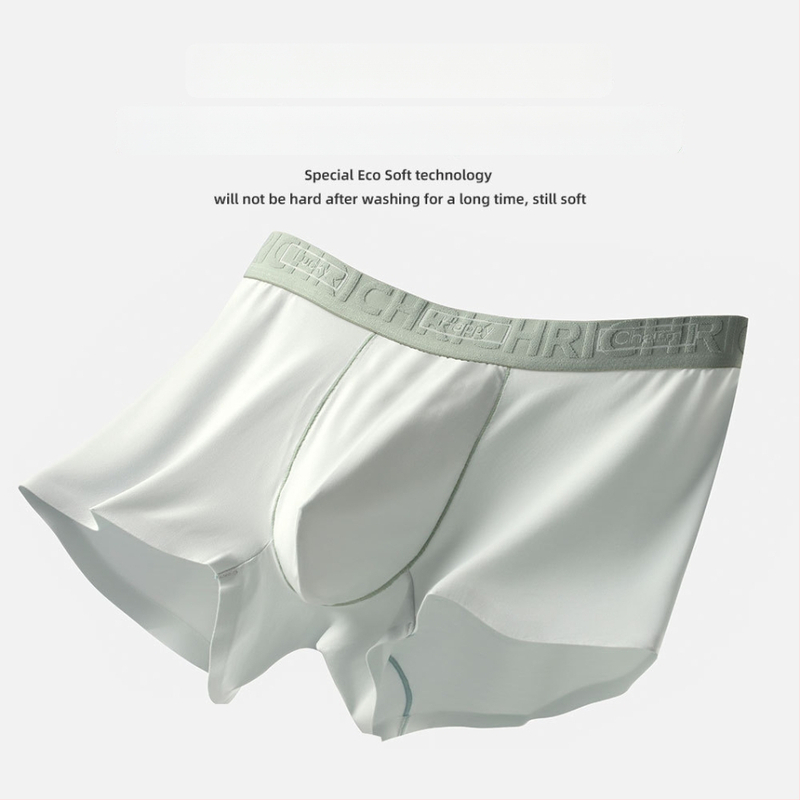 Meeste Lensing modalist bokserid, 100% puuvillane vooder, hingavad, antibakteriaalsed, keskmise kõrgusega vöökoht, muster: värvide ühtlus ja tekst