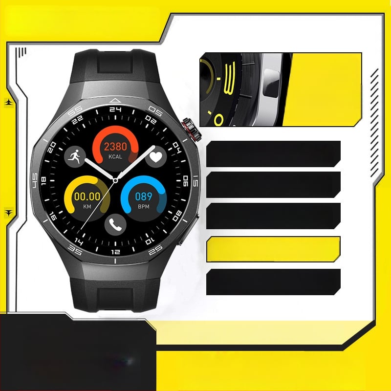 Έξυπνο ρολόι με Bluetooth κλήσεις, παρακολούθηση ύπνου, ανίχνευση οξυγόνου στο αίμα, Android συμβατότητα, έξυπνες υπενθυμίσεις (Bluetooth κλήσεις • παρακολούθηση ύπνου • ανίχνευση οξυγόνου • Android συμβατότητα)