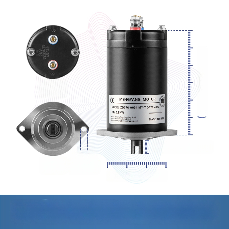 Електрически мотокар – хидравличен повдигащ двигател, 24V, 2.2 kW, за палетен стекер