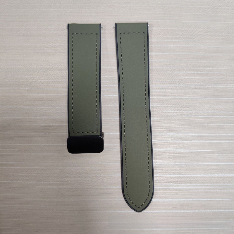 Remen za Huawei Watch GT5/GT3 i Samsung, mat Crazy Horse koža s silikonskom podlogom i magnetskim kopčom, 20/22 mm
