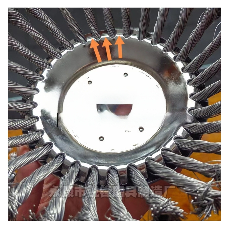 Κεφαλή ζιζανίων για χορτοκοπτικό με συρμάτινο χάλυβα — Dajia wang; για ζιζάνια, αφαίρεση βρύων και σκουριάς