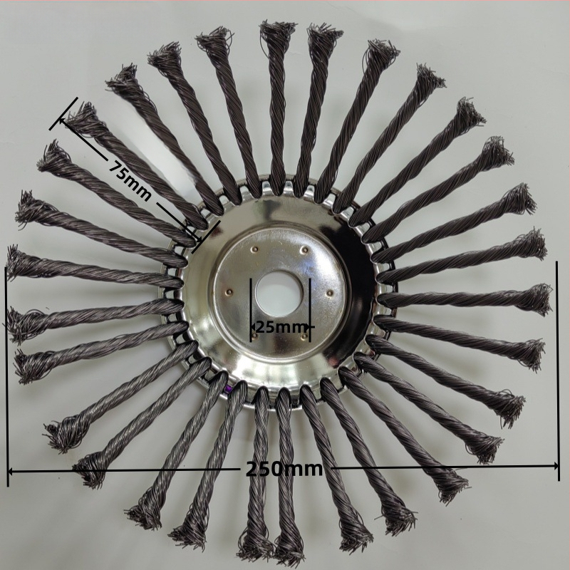 Κεφαλή ζιζανίων για χορτοκοπτικό με συρμάτινο χάλυβα — Dajia wang; για ζιζάνια, αφαίρεση βρύων και σκουριάς