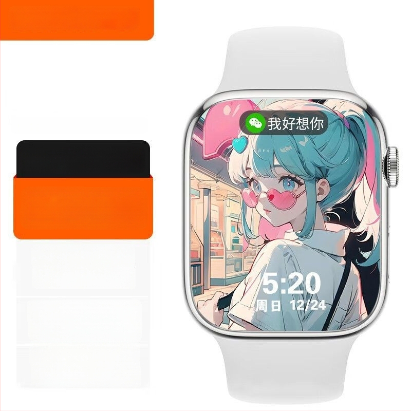 S10 Smartwatch με Bluetooth, λειτουργία κλήσεων, αδιάβροχο, λουράκι από σιλικόνη, οθόνη TFT