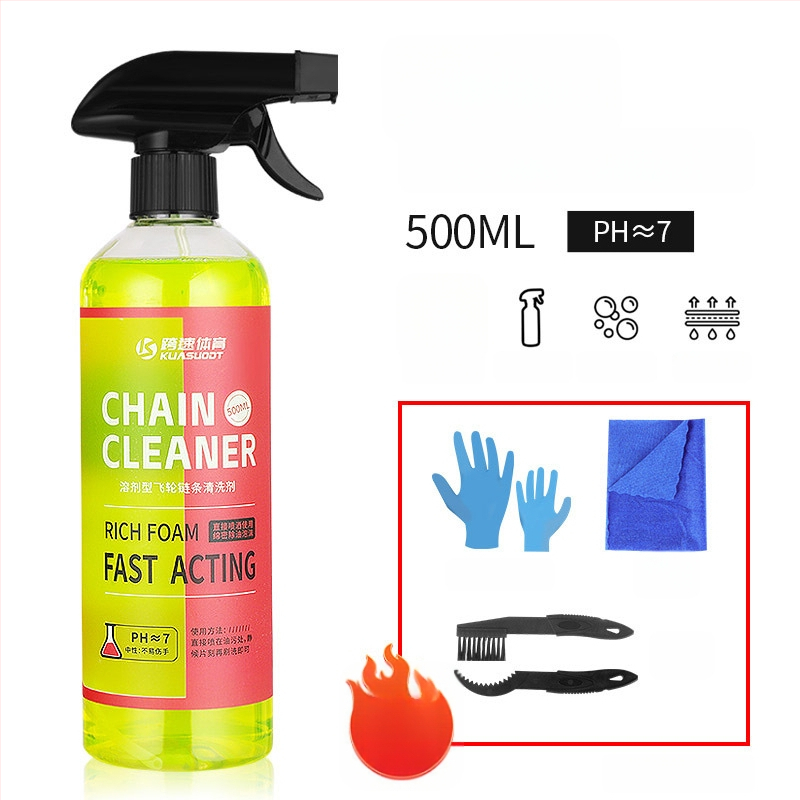 Velosipēda ķēdes uzturēšanas tīrīšanas līdzeklis (Zīmols: Kuasuodt/Cross Speed Sports; Autorizēts privātais zīmols; Materiāls: tīrīšanas līdzeklis; Kategorija: tīrīšanas līdzeklis)