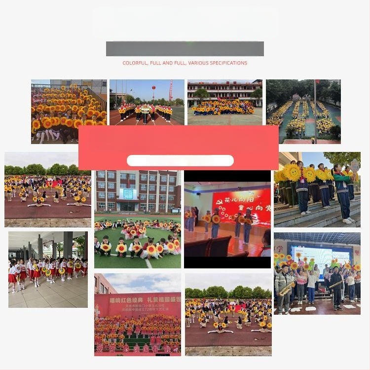 Слънчогледов реквизит за сценични изпълнения – ръчно държан танцов аксесоар, марка a ride, за възрастни, Пролет 2025