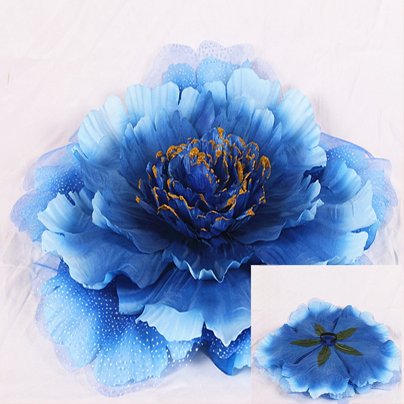 Sword Пионова тъканна украса за глава с блясък за изпълнения и фотосесии — за възрастни, пролет 2024