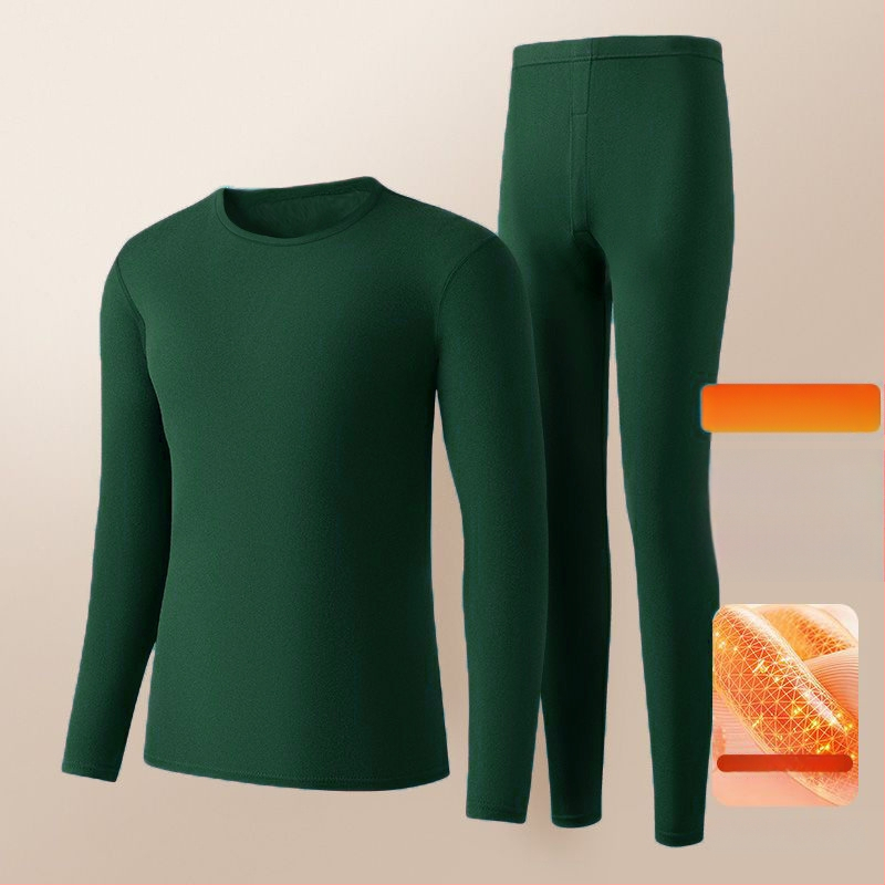 Vyrų terminis apatinių komplektas iš Derong audinio, dviejų pusčių velūras, 97% poliesteris, pamušalas poliesteris, 181–200 g/m², stiprus šildymas